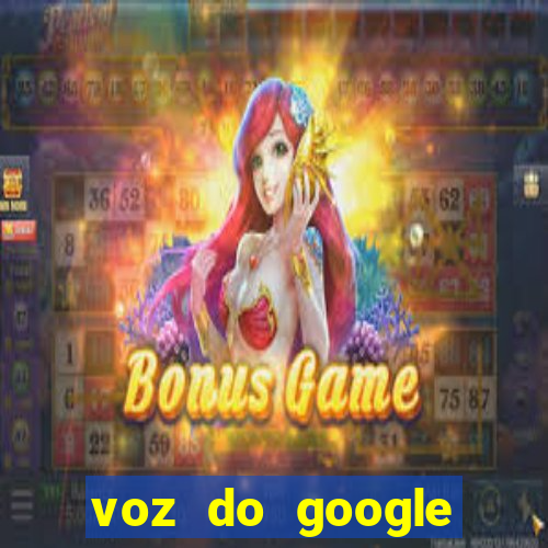 voz do google tradutor homem