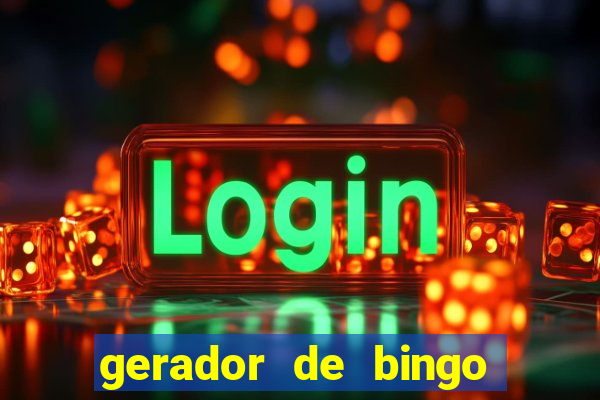 gerador de bingo de palavras