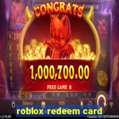 roblox redeem card