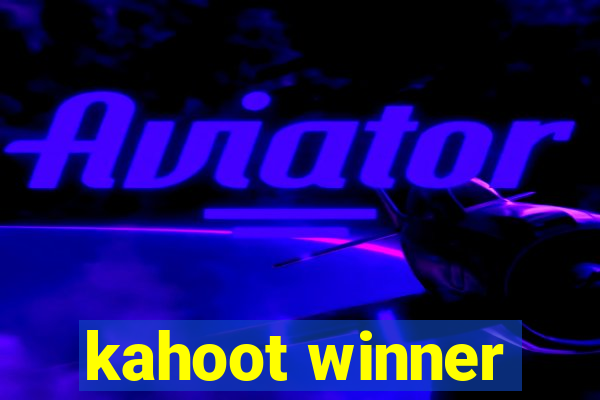 kahoot winner