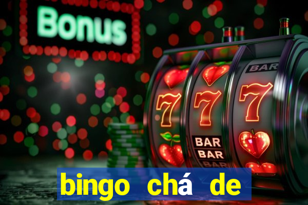 bingo chá de bebê excel