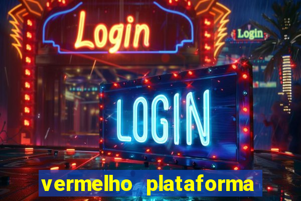 vermelho plataforma de jogos