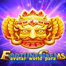 avatar world para imprimir e colorir