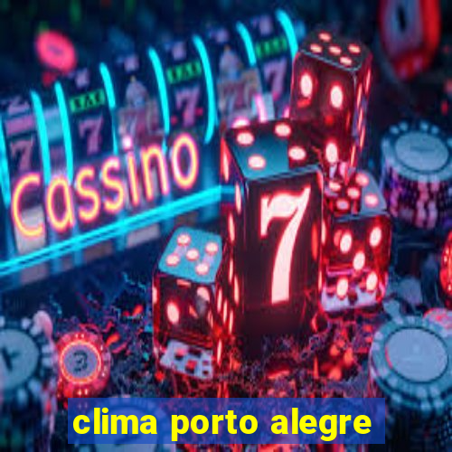 clima porto alegre