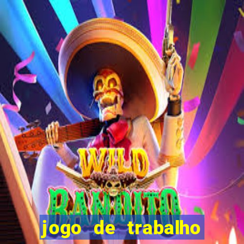 jogo de trabalho no escritório